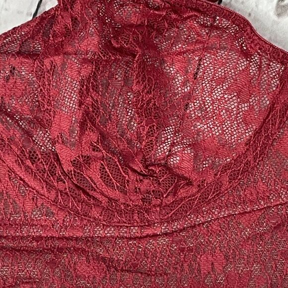 Free People Intimately Bra Small Tameeka Underwire Bralette Berry Electric Red - Picture 4 of 10
